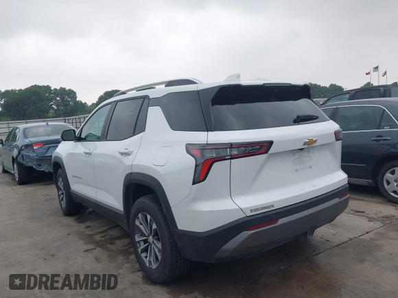 2025 Chevrolet Equinox FWD LT with VIN 3GNAXHEG9SL183867, listed as a IAAI auction lot 42178528 with 14,931 mi miles and . Bid and sale history available at DreamBid. Image 3.