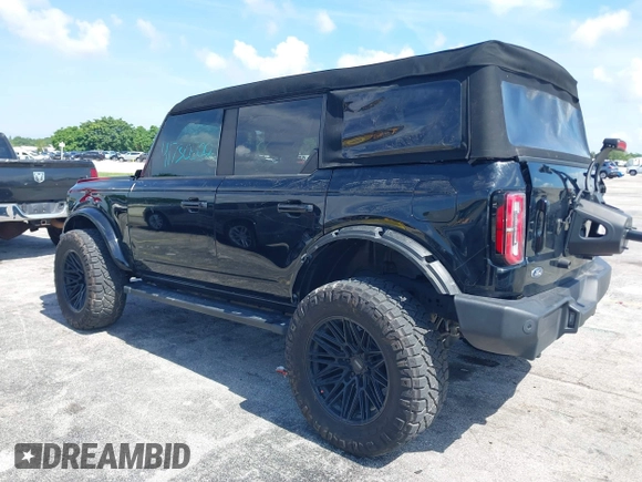 2023 Ford Bronco with VIN 1FMDE5BH3PLA99520, listed as a IAAI auction lot 42684872 with 11,118 mi miles and . Bid and sale history available at DreamBid. Image 3.