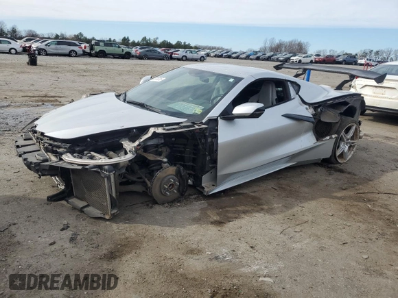 2020 Chevrolet Corvette 1LT with VIN 1G1Y62D42L5105388, listed as a Copart auction lot 48319215 with 68,349 mi miles and Salvage Title. Bid and sale history available at carsss.com. Image 1.