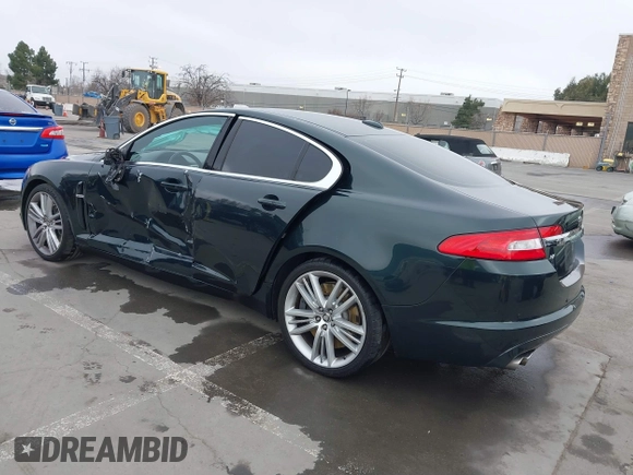 2010 Jaguar XF Supercharged with VIN SAJWA0HE8AMR78233, listed as a IAAI auction lot 41658411 with 69,158 mi miles. Bid and sale history available at carsss.com. Image 3.