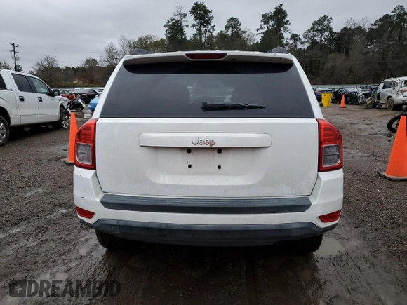 2011 Jeep Compass Latitude with VIN 1J4NT1FB7BD137695, listed as a Copart auction lot 88234495 with 187,059 mi miles and Salvage Title. Bid and sale history available at carsss.com. Image 6.