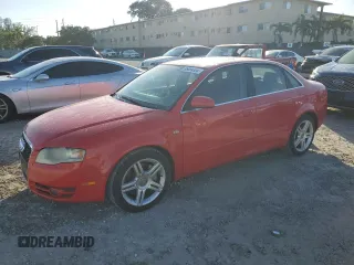 2007 Audi A4 2.0T with VIN WAUAF78E17A169408, listed as a Copart auction lot 86094304 with 141,237 mi miles and Clean Title. Bid and sale history available at carsss.com. Image 1.