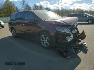 2019 Honda Odyssey EX-L with VIN 5FNRL6H70KB072288, listed as a Copart auction lot 76326724 with Not Provided miles and Non Repairable. Bid and sale history available at DreamBid. Image 12.