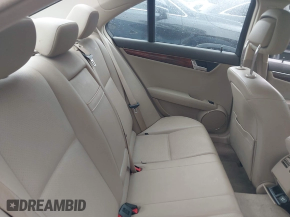 2011 Mercedes-Benz C-Class C 300 Sport with VIN WDDGF5EB3BA503805, listed as a IAAI auction lot 41969092 with 247,023 mi miles. Bid and sale history available at carsss.com. Image 8.