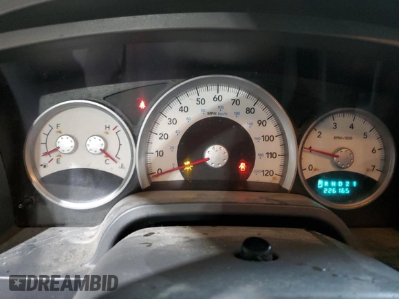 2005 Dodge Dakota SLT with VIN 1D7HE48K75S326347, listed as a Copart auction lot 80089704 with 226,165 mi miles and Salvage Title. Bid and sale history available at DreamBid. Image 9.