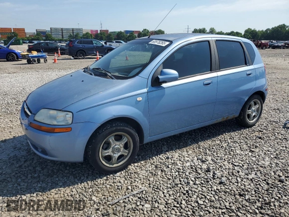 2005 Chevrolet Aveo LS with VIN KL1TD62675B296286, listed as a Copart auction lot 60978265 with 71,308 mi miles and Clean title. Bid and sale history available at DreamBid. Image 1.