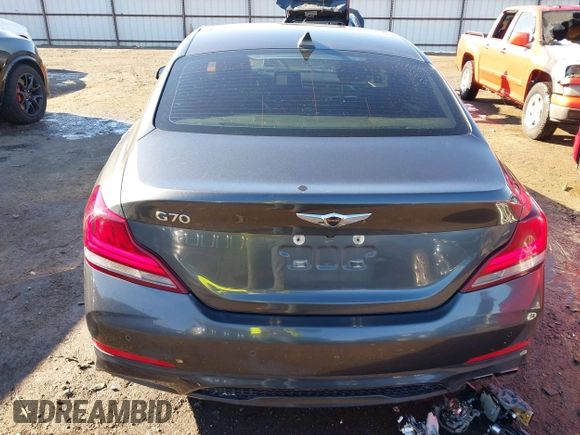 2019 Genesis G70 Advanced z VIN KMTG44LA6KU026842, wystawiony jako IAAI lot #41287135 z przebiegiem 124 608 mil mil oraz . Historia ofert i sprzedaży dostępna na DreamBid. Obrazek 17.