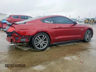 2017 Ford Mustang GT with VIN 1FA6P8CF9H5263452, listed as a Copart auction lot 55241845 with 31,650 mi miles and Salvage title. Bid and sale history available at DreamBid. Image 3.