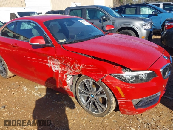2018 BMW 2 Series 230i xDrive with VIN WBA2J3C56JVD48713, listed as a IAAI auction lot 41861277 with 103,706 mi miles and . Bid and sale history available at carsss.com. Image 6.