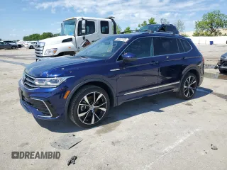 2024 Volkswagen Tiguan SEL R-Line с VIN 3VV4B7AX4RM045227, выставлен на аукционе Copart как лот 56002145 с пробегом 27 261 миль миль и Списание • Salvage title. История ставок и продаж доступна на DreamBid. Изображение 1.