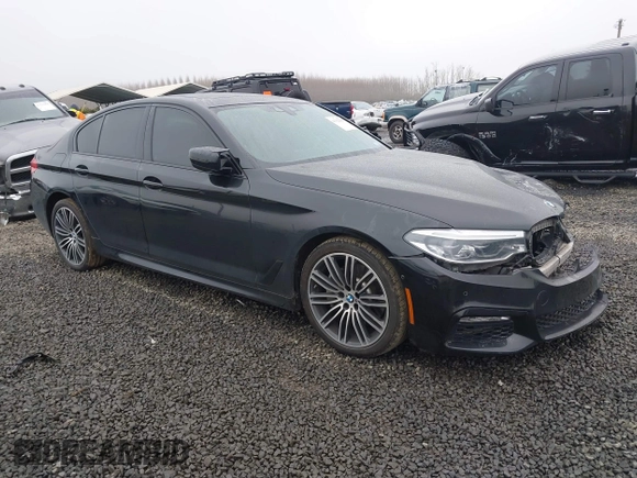 2017 BMW 5 Series 540i with VIN WBAJE5C3XHG917472, listed as a IAAI auction lot 41323501 with 123,247 mi miles and . Bid and sale history available at carsss.com. Image 1.