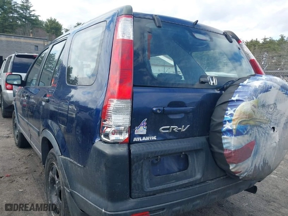 2005 Honda CR-V LX with VIN JHLRD78585C001796, listed as a IAAI auction lot 41854054 with 166,120 mi miles. Bid and sale history available at carsss.com. Image 6.