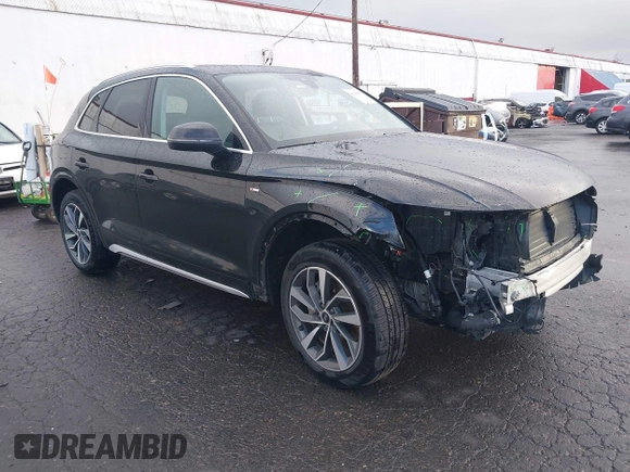 2024 Audi Q5 S line Premium Plus with VIN WA1EAAFY4R2034203, listed as a IAAI auction lot 41788489 with 33,966 mi miles. Bid and sale history available at carsss.com. Image 1.