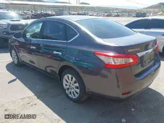 2014 Nissan Sentra S with VIN 3N1AB7AP1EL614328, listed as a IAAI auction lot 41989790 with 86,599 mi miles. Bid and sale history available at carsss.com. Image 3.