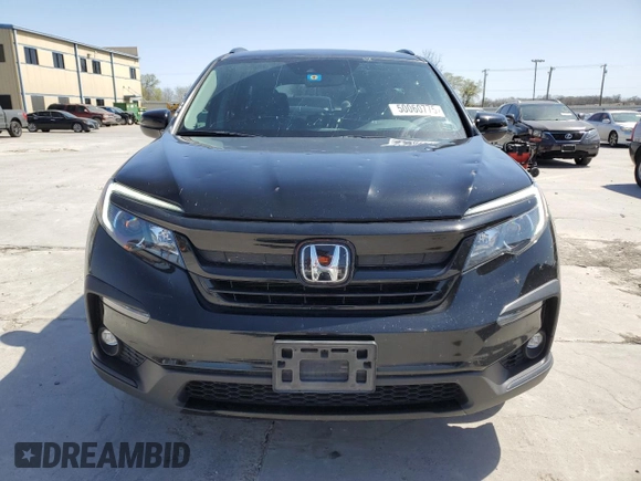 2022 Honda Pilot Special Edition with VIN 5FNYF5H27NB019514, listed as a Copart auction lot 50060775 with 91,998 mi miles and Salvage Title. Bid and sale history available at DreamBid. Image 5.