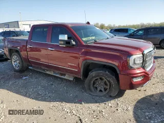 2017 GMC Sierra 1500 Denali with VIN 3GTU2PEC3HG120549, listed as a Copart auction lot 50585115 with 105,186 mi miles and Salvage Title. Bid and sale history available at DreamBid. Image 4.