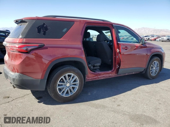 2022 Chevrolet Traverse LT Cloth with VIN 1GNEVGKW6NJ107130, listed as a Copart auction lot 43944025 with 59,900 mi miles and Salvage title. Bid and sale history available at DreamBid. Image 3.