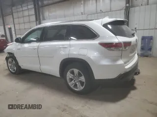 2016 Toyota Highlander Hybrid Limited with VIN 5TDDCRFH0GS019326, listed as a Copart auction lot 82397504 with 74,339 mi miles and Salvage Title. Bid and sale history available at carsss.com. Image 2.