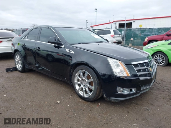 2008 Cadillac CTS RWD w/1SB with VIN 1G6DR57V580176739, listed as a IAAI auction lot 41847461 with 136,482 mi miles. Bid and sale history available at carsss.com. Image 1.