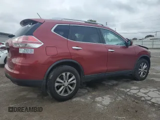 2015 Nissan Rogue S with VIN KNMAT2MT7FP537170, listed as a Copart auction lot 38707564 with 104,281 mi miles and Non Repairable. Bid and sale history available at carsss.com. Image 3.