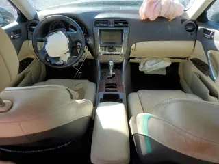 2010 Lexus IS 250 with VIN JTHBF5C24A5112417, listed as a Copart auction lot 47181265 with 158,662 mi miles and Salvage Title. Bid and sale history available at DreamBid. Image 8.