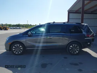 2024 Honda Odyssey EX-L with VIN 5FNRL6H65RB069145, listed as a IAAI auction lot 42120381 with 15,207 mi miles and . Bid and sale history available at DreamBid. Image 14.