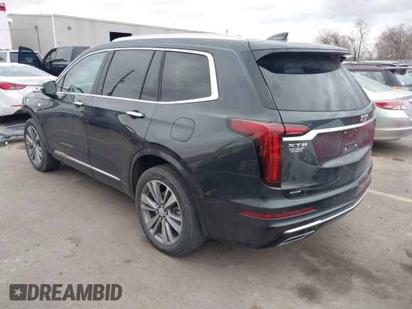 2022 Cadillac XT6 Premium Luxury with VIN 1GYKPDRS3NZ135129, listed as a IAAI auction lot 41789037 with 25,607 mi miles. Bid and sale history available at carsss.com. Image 3.