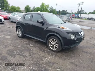 2015 Nissan Juke SV with VIN JN8AF5MV2FT555985, listed as a IAAI auction lot 42237915 with 144,190 mi miles and . Bid and sale history available at DreamBid. Image 1.