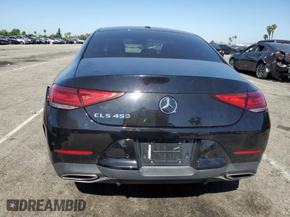 2019 Mercedes-Benz CLS 450 with VIN WDD2J5JB1KA001406, listed as a Copart auction lot 57809865 with 70,292 mi miles and Salvage title. Bid and sale history available at DreamBid. Image 6.