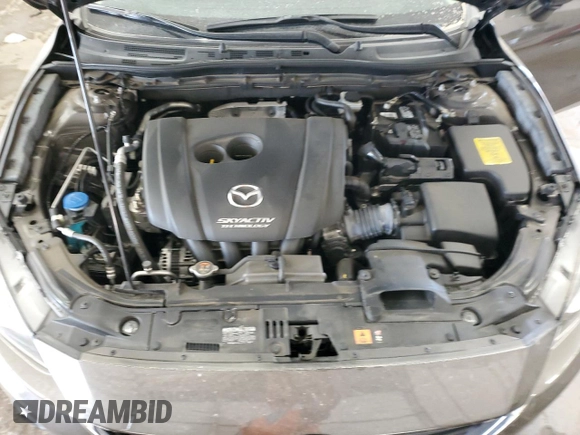 2015 Mazda 3 i Grand Touring with VIN JM1BM1M75F1231814, listed as a Copart auction lot 62692695 with 49,253 mi miles and Salvage title. Bid and sale history available at DreamBid. Image 12.