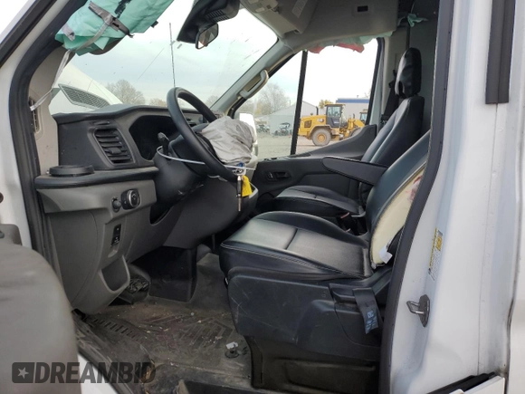 2023 Ford Transit Cargo with VIN 1FTBR2C8XPKA42105, listed as a Copart auction lot 80028384 with 136,464 mi miles and Salvage title. Bid and sale history available at DreamBid. Image 7.