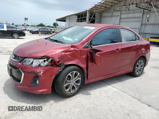 2017 Chevrolet Sonic LT with VIN 1G1JD5SH1H4124848, listed as a Copart auction lot 55853405 with 128,078 mi miles and Salvage title. Bid and sale history available at DreamBid. Image 1.