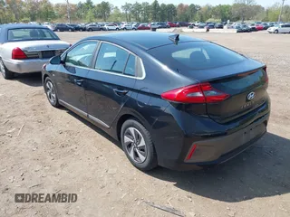 2019 Hyundai Ioniq SEL with VIN KMHC75LC0KU128967, listed as a IAAI auction lot 42190437 with 124,938 mi miles and . Bid and sale history available at DreamBid. Image 3.