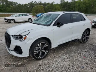 2024 Audi Q3 S line Premium Plus with VIN WA1EECF35R1038979, listed as a Copart auction lot 50875355 with 19,183 mi miles and Clean title. Bid and sale history available at DreamBid. Image 1.