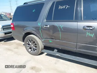 2017 Ford Expedition Max Limited z VIN 1FMJK1KT9HEA46593, wystawiony jako IAAI lot #41777647 z przebiegiem 303 989 mil mil oraz . Historia ofert i sprzedaży dostępna na DreamBid. Obrazek 6.