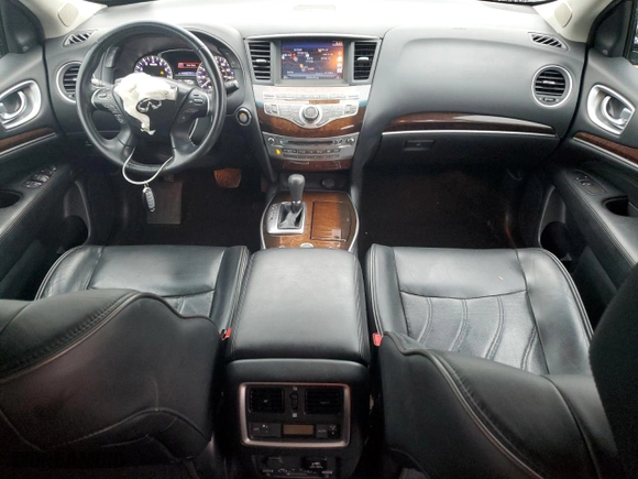 2013 Infiniti JX35 with VIN 5N1AL0MM2DC351663, listed as a Copart auction lot 72913334 with 73,994 mi miles and Salvage Title. Bid and sale history available at carsss.com. Image 8.