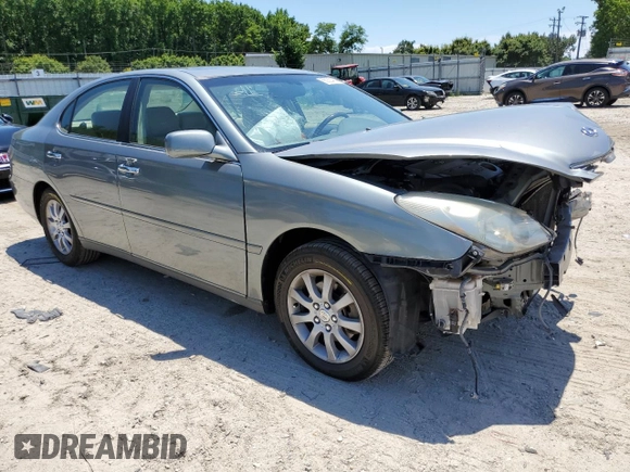 2002 Lexus ES 300 with VIN JTHBF30G425018138, listed as a Copart auction lot 56923484 with 101,173 mi miles and Salvage Title. Bid and sale history available at DreamBid. Image 4.
