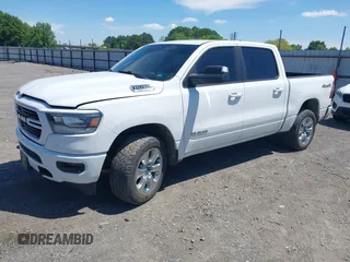 2019 Ram 1500 Big Horn with VIN 1C6SRFFT0KN911008, listed as a IAAI auction lot 42092247 with 72,222 mi miles and . Bid and sale history available at DreamBid. Image 2.