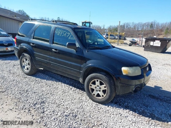 2005 Ford Escape Limited with VIN 1FMCU04155KE23314, listed as a IAAI auction lot 41685671 with 265,731 mi miles. Bid and sale history available at carsss.com. Image 1.