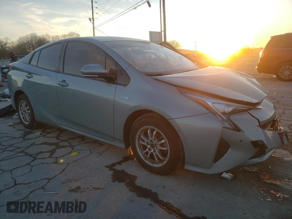 2018 Toyota Prius Two with VIN JTDKBRFU9J3065818, listed as a Copart auction lot 45777955 with 49,595 mi miles and Salvage Title. Bid and sale history available at DreamBid. Image 4.