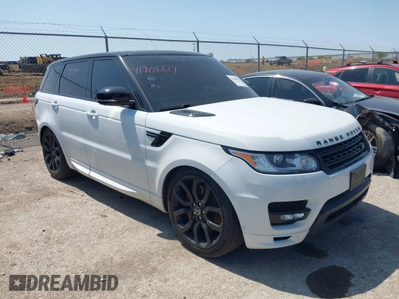 2017 Land Rover Range Rover Sport Autobiography с VIN SALWV2FE7HA142600, выставлен на аукционе IAAI как лот 41906617 с пробегом 105 531 миль миль и . История ставок и продаж доступна на DreamBid. Изображение 1.