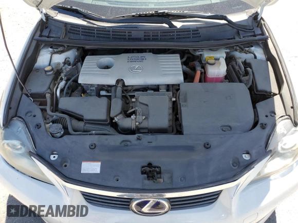 2013 Lexus CT 200h with VIN JTHKD5BH5D2147694, listed as a Copart auction lot 54214975 with 101,550 mi miles and Salvage title. Bid and sale history available at DreamBid. Image 11.