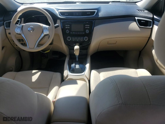 2015 Nissan Rogue S with VIN KNMAT2MVXFP583190, listed as a Copart auction lot 47517315 with 60,034 mi miles and Salvage Title. Bid and sale history available at carsss.com. Image 8.