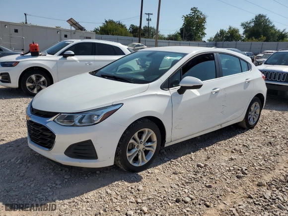 2019 Chevrolet Cruze LS with VIN 3G1BC6SM7KS583089, listed as a Copart auction lot 74521834 with 149,532 mi miles and Salvage Title. Bid and sale history available at carsss.com. Image 1.