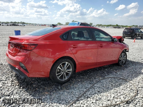 2023 Kia Forte LXS with VIN 3KPF24AD6PE574665, listed as a Copart auction lot 51711005 with 37,725 mi miles and Non Repairable. Bid and sale history available at carsss.com. Image 3.