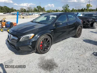 2015 Mercedes-Benz GLA 45 AMG z VIN WDDTG5CB3FJ098677, wystawiony jako Copart lot #53494835 z przebiegiem 96 659 mil mil oraz Szkoda całkowita • Salvage title. Historia ofert i sprzedaży dostępna na DreamBid. Obrazek 1.