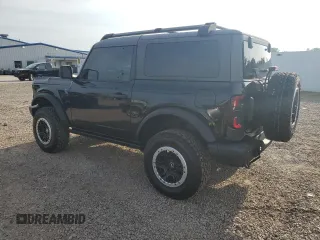 2024 Ford Bronco Black Diamond with VIN 1FMDE1AP3RLA66439, listed as a Copart auction lot 64542095 with 3,055 mi miles and Salvage title. Bid and sale history available at DreamBid. Image 2.