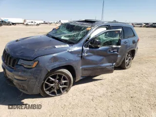 2020 Jeep Grand Cherokee Limited X with VIN 1C4RJEBG5LC152466, listed as a Copart auction lot 74201504 with 33,319 mi miles and Salvage Title. Bid and sale history available at carsss.com. Image 1.