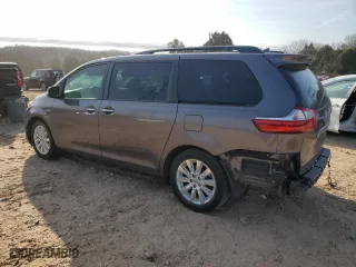 2016 Toyota Sienna XLE with VIN 5TDYK3DC4GS738605, listed as a Copart auction lot 43719005 with 116,614 mi miles and Salvage Title. Bid and sale history available at carsss.com. Image 2.