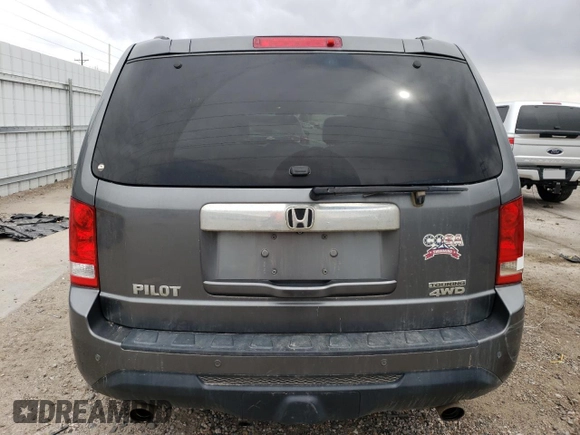 2012 Honda Pilot Touring with VIN 5FNYF4H98CB045592, listed as a Copart auction lot 51527465 with 251,806 mi miles and Salvage Title. Bid and sale history available at carsss.com. Image 6.